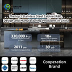 Customized Antirust Stainless Steel Outdoor Kitchen with Closable Shed Moisture Resistant Outdoor Kitchen BBQ Pod for Villa