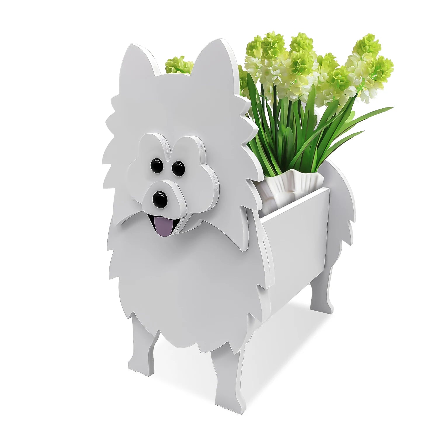 DIY Dog Planter Garden Flower Pot Pomeranian Husky Horse Sheep Elephant Bear Vase Pots Animal PVC FlowerPots Garden Home Decor