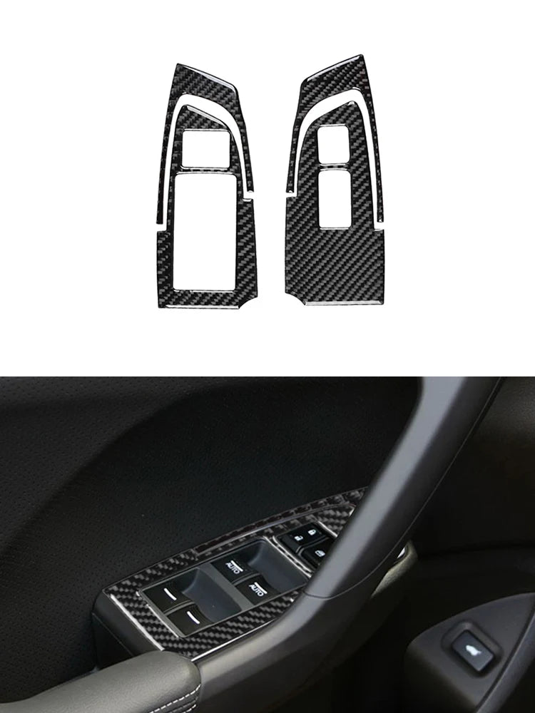 Brand New ABS Carbon Fiber Decorative Car Various Parts Cover Trim Sticker For ACURA TSX 2009-2014 Interior Accessories Stickers