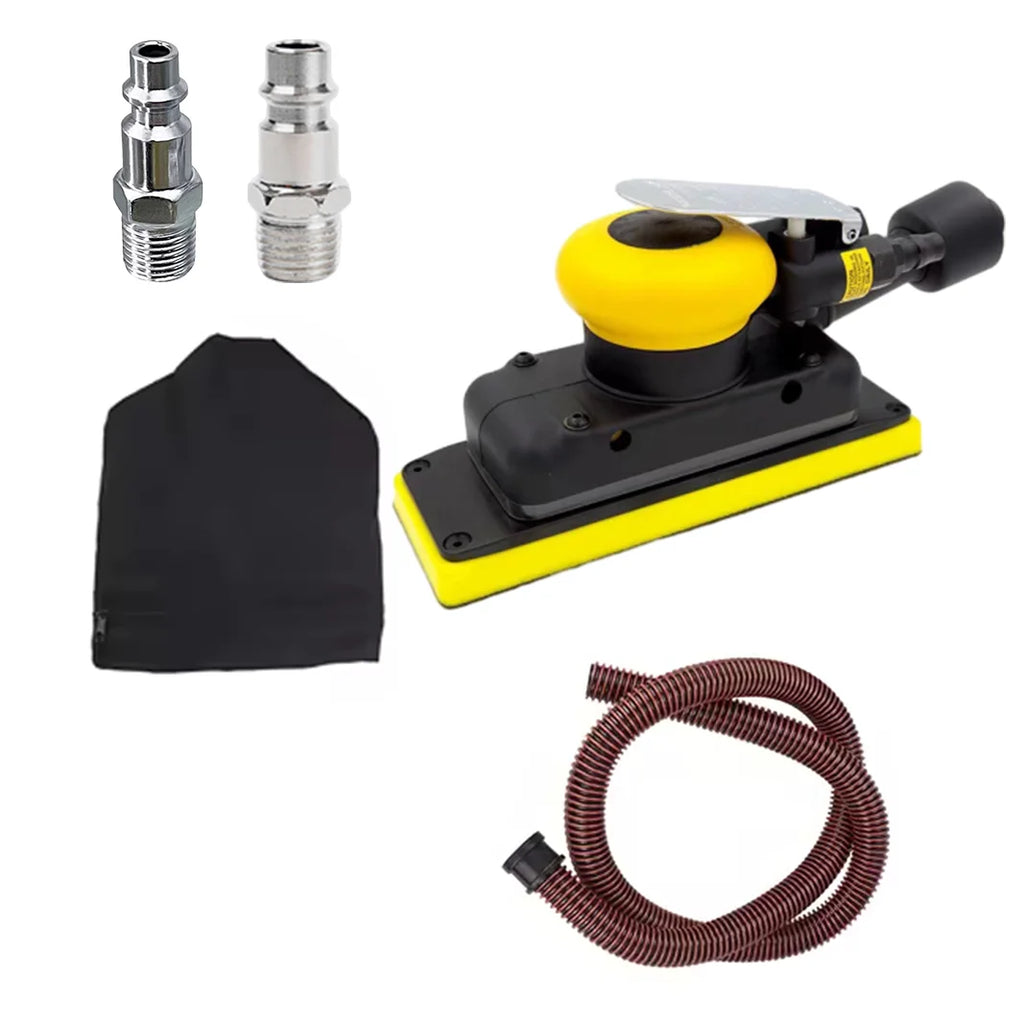 70mmx198mm pneumatic track sanding machine, square air sanding machine, car putty metal polishing machine
