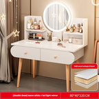 Dressing Table, Bedroom,Simple Modern Small Apartment, Bedside Storage Cabinet,Integrated Makeup Table, Nail Salon Makeup Table