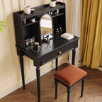 Make Up Vanity Table Dressers for Bedroom Sets Wooden Furniture Makeup Dressing Table with Mirror Complete Room Furniture Rooms
