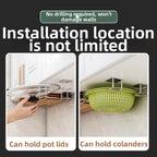 Kitchen Drainage Rack Pot Lid Cutting Board Storage Rack Multifunctional Storage Rack Holder KitchenTools