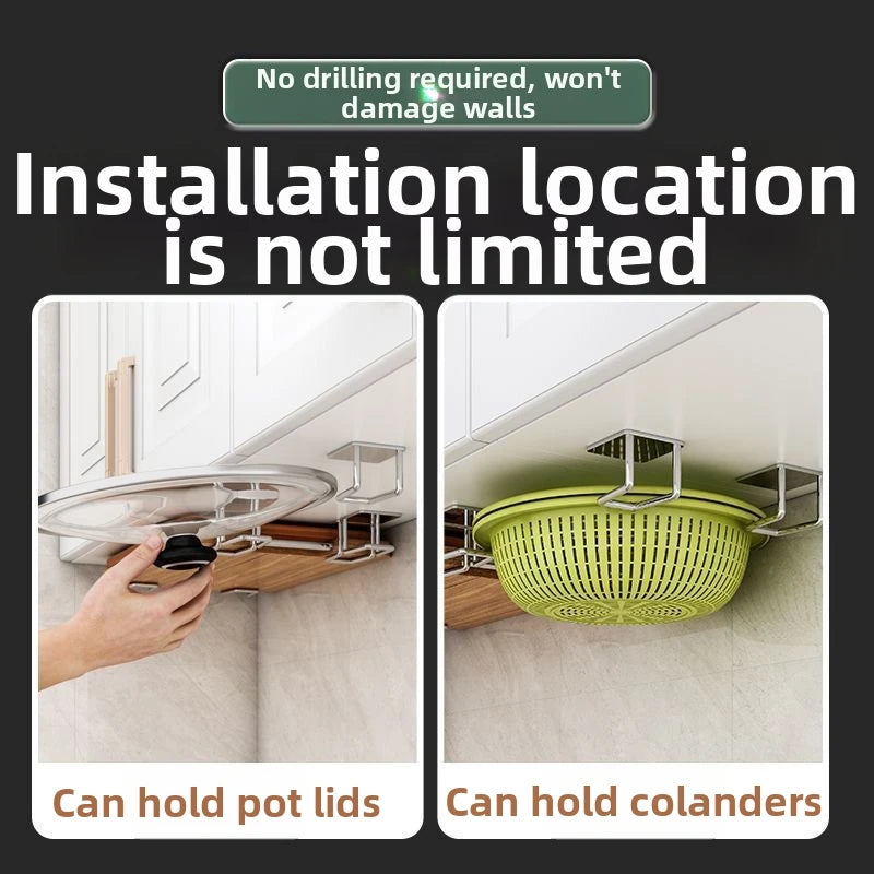 Kitchen Drainage Rack Pot Lid Cutting Board Storage Rack Multifunctional Storage Rack Holder KitchenTools