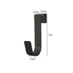 Kitchen Cabinet Door Back Hook Hanging Rack Clothes Coat Hat Towel Hanger Storage Hook Home Storage Organizer Multi-Purpose Hook
