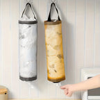 Kitchen Garbage Bag Wall Mounted Storage Bag, Circular Miscellaneous Storage Bag, Hanging Rear Door Storage Box.