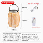 Outdoor Light Waterproof Garden Light Villa Garden Light Modern Simple Design Sense terrace atmosphere light Solar light woven
