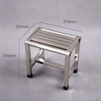 Simple Stainless Steel Stool Multi Functional Furniture Shoe Changing Stools Bath Footstool Portable Fishing Bench 걸상