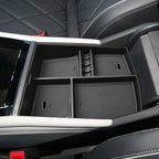 Center Console Organizer For Volkswagen Atlas/Cross Sport 2024 Armrest Box Storage Center Console Tray ABS Accessories Car Box
