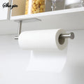 Paper Towel Holders for Kitchen Kitchen Roll Holder Paper Towels Self-Adhesive Under Cabinet Paper Towel Rack Stainless Steel