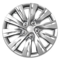 15" Hubcaps, Silver Alloy Finish, 2.00 x 15.00 x 15.00 in