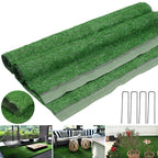 Artificial Turf Grass 1cm Grass Height High Density Realistic Carpet Synthetic Lawn Rug Garden Decor Natural False Grass Rug
