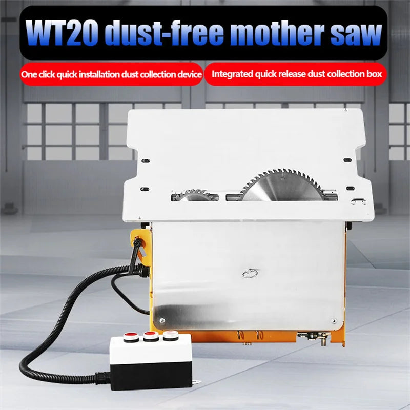 WT20 New Type Zimu Saw Woodworking Master's Dedicated Dust Free Saw Integrated Quick Disassemble Dust Collecting Box Mother Saw