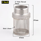 304 Stainless Steel Male Thread Mesh Cover Aquarium Fish Tank Water Pump Inlet Filter Screen Garden Irrigation Pump Hose Filters