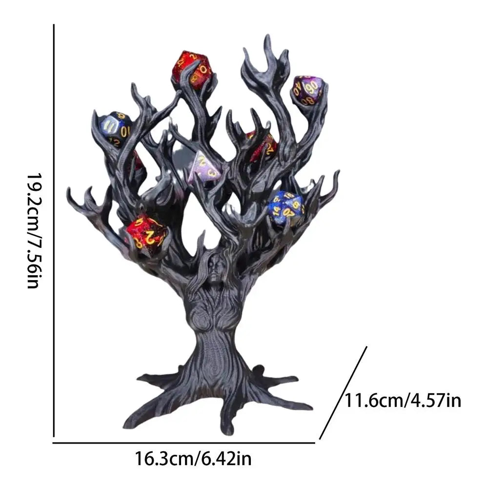 Dice Holder Tree Goddess Excluding Dice Tree Goddess Dice Tray 3D Dice Tower Sculpture Dice Tower Dice Rolling Tower table decor