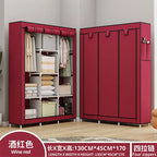 Multifunctional Dust Cloth Wardrobe, Home, Bedroom Clothing Cabinet Assembly Storage Cabinet