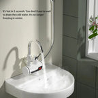 3000W EU Plug Instant Electric Water Heater Shower Digital Display 220V Kitchen Bathroom Tankless Hot Water Faucet Heater