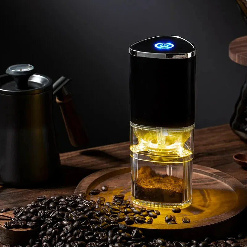 New Portable Electric Coffee Grinder Household Removable Coffee Bean Grinder TYPEC Charge Grinder Office Kitchen
