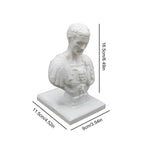 Julius Caesar Bust Pencil Holder Resin Ides Of March Desk Pen Holder Creative Marker Holder For Desktop Table Desk Ornament