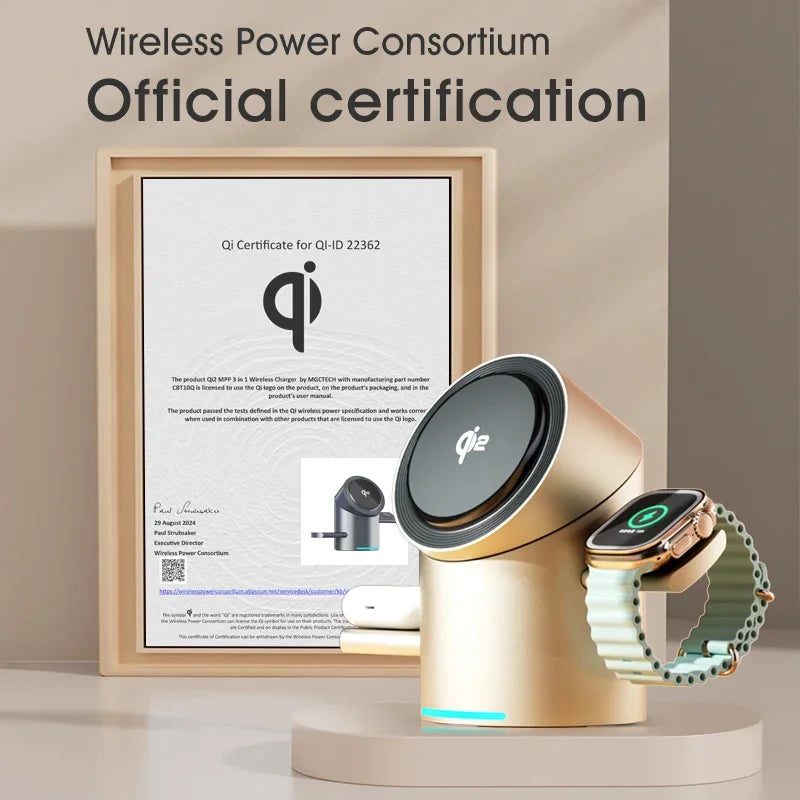 Qi2 Magnetic Fast Charger