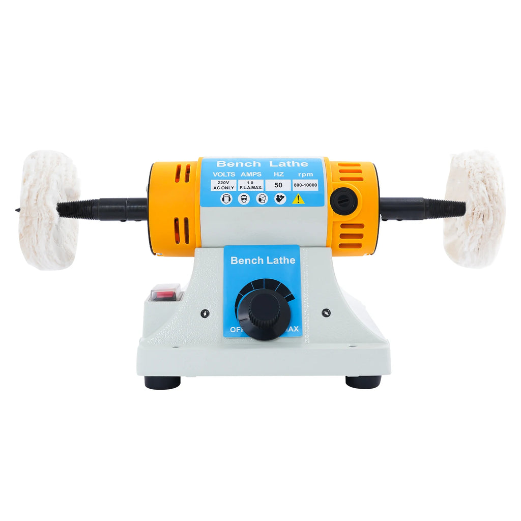 Adjustable Speed Polishing Machine,320W 50Hz Tabletop Sanding and Polishing Machine， DIY Tool for Grinding and Polishing