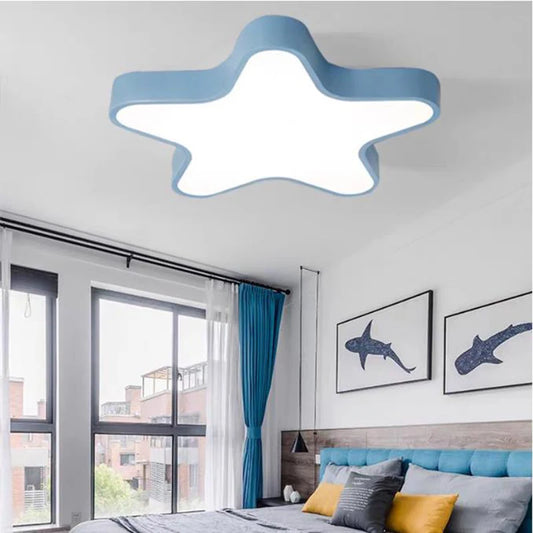 Macaron Star LED Ceiling Light – Kids' Bedroom Lamp | AlluCanFind