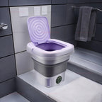 8L Portable Foldable Mini Washing Machine for Socks Underwear Adjustab