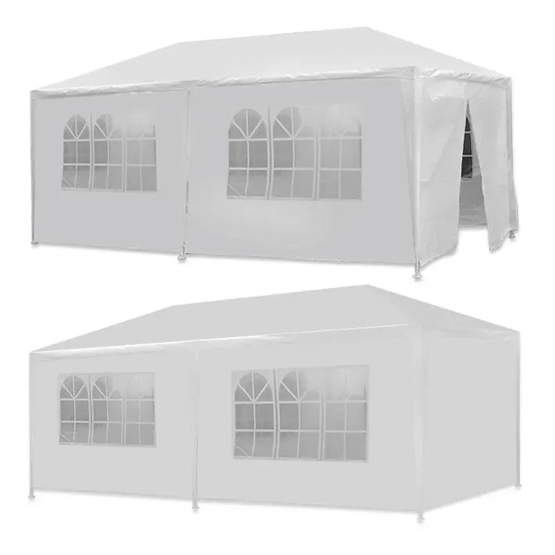 White Outdoor Party Tent - 10x10/20/30 Sizes - Wedding, Cater Event Gazebo Canopy | AlluCanFind