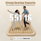 Inflatable Bed, Inflatable Mattress, Beige Mattress