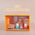 Simulation kitchen Toys 1 12 Scale Dollhouse Furniture Container Miniature Bathroom Bedroom Living Room Scene Decoration