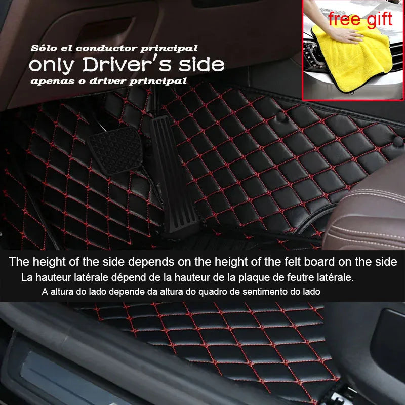 Car Floor Mat For Opel Corsa D 2007~2014 Waterproof Rug Cubre Pisos Para Autos Car Mat Floor Interior Decoration Car Accessories