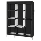 71" Portable Closet Wardrobe Clothes Rack Storage Organizer with Shelf