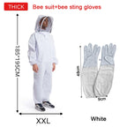 Full Body Beekeeping Clothes Professional Beekeepers Clothes Protection Beekeeping Suit Safty Veil Unisex Children Protective