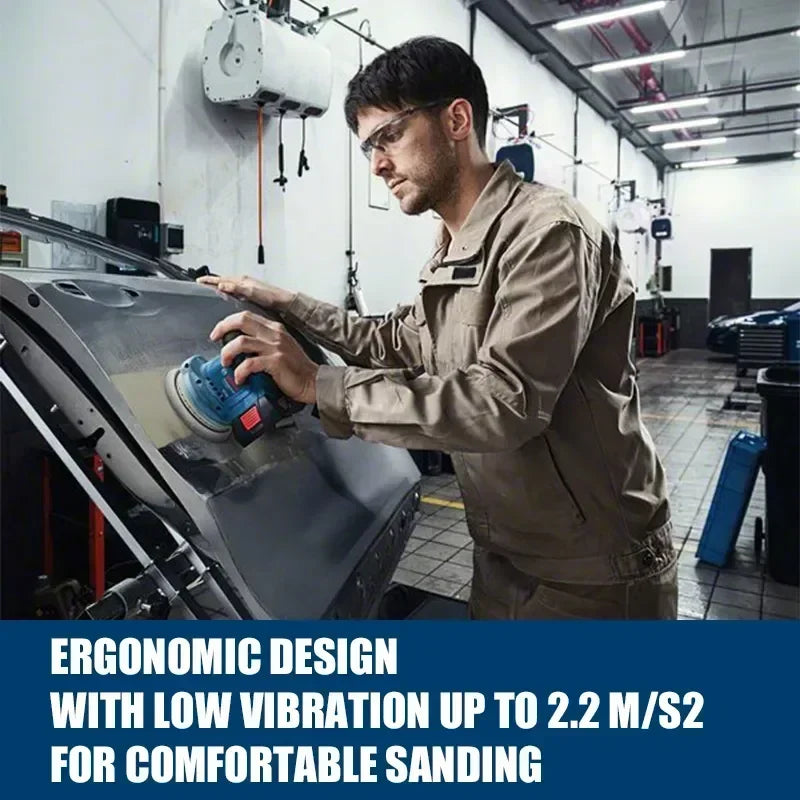 BOSCH GEX 185-LI Cordless Random Orbit Sander 18V Brushless Polisher 125mm Orbit Sander Bosch GEX185-LI Power Tool