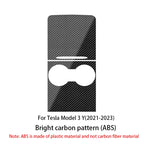 ABS Ultra Thin Center Console Cover for Tesla Model 3 Y 2021-2023 Not Affect Central Control Use Decorative Protection Car