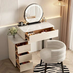 Modern Bedroom Vanity Table Nordic Organizers Storage Girls Vanity Table European Style Tocador Maquillaje Home Furniture