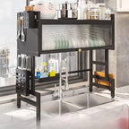Kitchen Sink Shelf Sink Sink Dust Bowl Storage Cabinet Multifunctional Dish Drain Rack