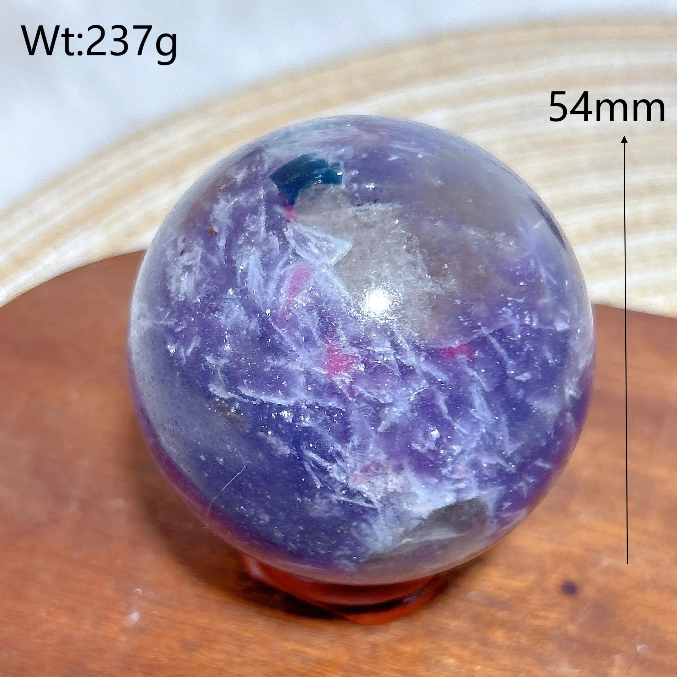 Healing Natural Crystals Unicorn Stone Pink Tourmaline Sphere Polished Gemstones Ball Home Decorations Room Decor Gift