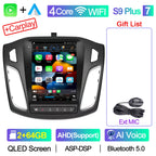 CAIXI GX9 Car Radio Multimedia Player for Ford Focus 3 Mk 3 2011 - 2019 Android 12 2din Carplay Auto Stereo GPS Vertical Tesla