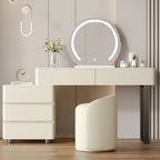 Light luxury dresser modern simple integrated small apartment storage cabinet desk retractable makeup table