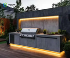 Custom Manufacture Stainless Steel Outdoor Kitchen BBQ Island Outdoor Kitchen BBQ Grills Set High Quality Durable