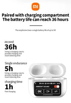 Xiaomi A10 Pro equipped with touch screen control, Bluetooth 5.3 noise cancelling headphones, microphone for clear communication