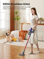 LARESAR V8 48Kpa 500W Cordless Vacuum Cleaner Elite 8 Car 60 Mins Home Appliance Wireless Removable Battery NEW Brushless motor