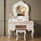 Makeup Vanity Dressing Table Dressers for Bedroom Makeup Vanity Desk Organizer Treasure Chest Girls Tocadores Comfortable Table