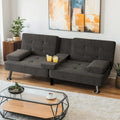 Folding Linen Futon Sofa Bed