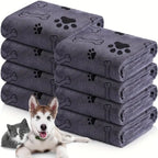 2-Pack Soft Microfiber Dog Towels - Quick Dry, Super Absorbent for Pet Bath & Grooming | AlluCanFind