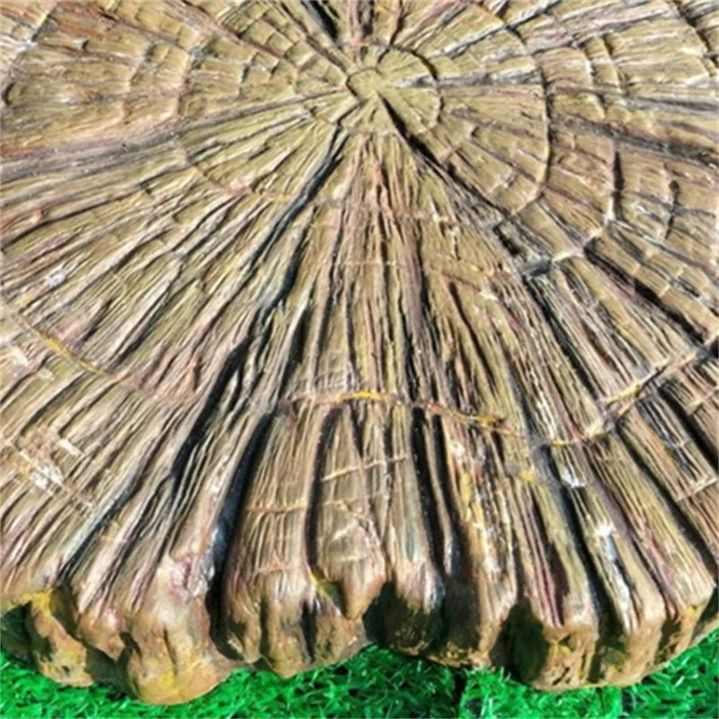 Simulation Artificial Cement Tree Pressing Mold Fake Cement Making Garden Imitation Stake Stump Bark for Decoration Home Decor
