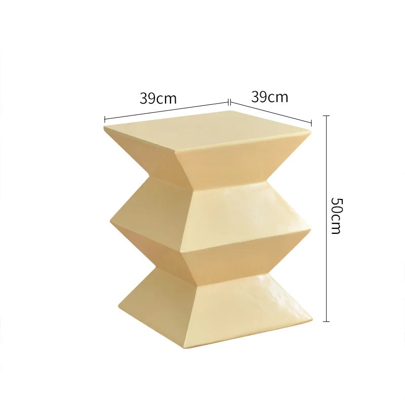 Nordic Designer Side Table B&B Small Round Table Creative Small Coffee Table Ins Internet Celebrity Cream Style Sofa Side Table
