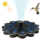 Solar Fountain Pump Bird Bath Fountain Garden Outdoor Water Pool Pond Floating Decor With 5 Nozzles Solar Panel