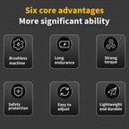 2025 DEWALT DCF860 Kit Brushless Cordless Premium Impact Driver 282NM 20V Power Tools Without Battery
